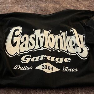 Gas Monkey Garage Black Graphic V-Neck Women's Tee